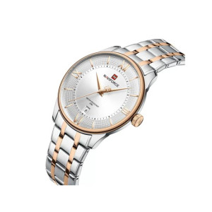 Naviforce Signature Formal Edition Watch For Men Two Tone - (NF-9272s-7)