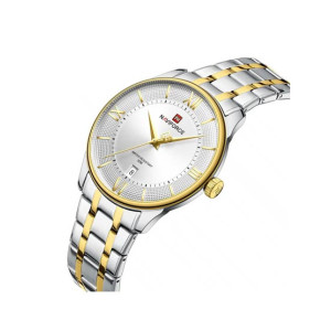 Naviforce Signature Formal Edition Watch For Men Two Tone - (NF-9272s-8)