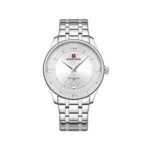 Naviforce Signature Formal Edition Watch For Men Silver - (NF-9272s-9)