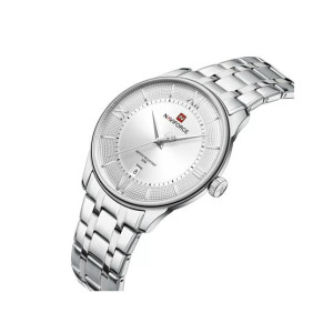 Naviforce Signature Formal Edition Watch For Men Silver - (NF-9272s-9)