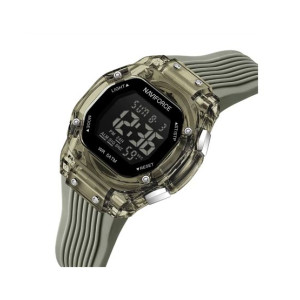 Naviforce Lady Tech Edition Watch For Women Grey- (NF-6114-3)