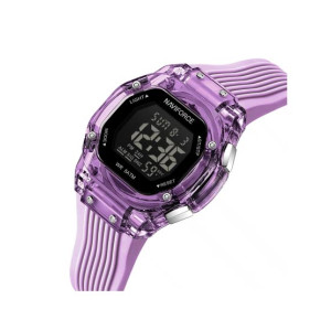 Naviforce Lady Tech Edition Watch For Women Purple- (NF-6114-5)
