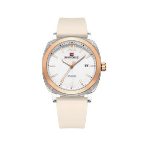 Naviforce Zoya Elegance Watch For Women Beige - (NF-6111-8)