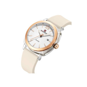 Naviforce Zoya Elegance Watch For Women Beige - (NF-6111-8)