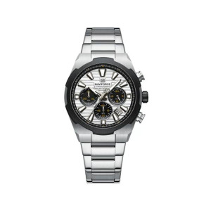 Naviforce Executive Chrono Watch For Men Silver - (NF-8081-8)