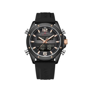 Naviforce Global Master Watch For Men Black - (NF-9264-3)