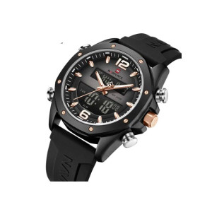 Naviforce Global Master Watch For Men Black - (NF-9264-3)