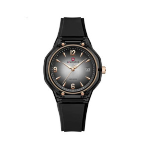 Naviforce Nova Elegance Watch For Men Black - (NF-6110-1)