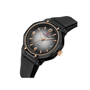 Naviforce Nova Elegance Watch For Men Black - (NF-6110-1)