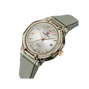 Naviforce Nova Elegance Watch For Men Cream Grey - (NF-6110-2)