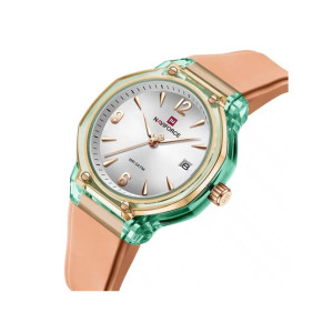 Naviforce Nova Elegance Watch For Men Orange - (NF-6110-3)