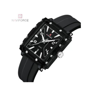 Naviforce Elite Frame Watch For Men Black - (NF-6112-1)