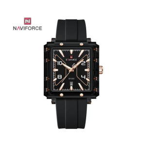 Naviforce Elite Frame Watch For Men Black - (NF-6112-2)
