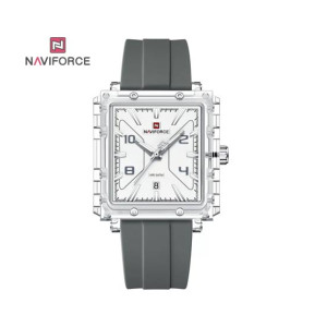 Naviforce Elite Frame Watch For Men Grey - (NF-6112-8)