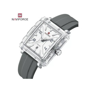 Naviforce Elite Frame Watch For Men Grey - (NF-6112-8)