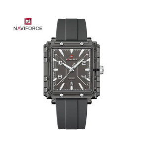 Naviforce Elite Frame Watch For Men Black - (NF-6112-3)