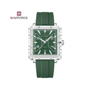Naviforce Elite Frame Watch For Men Green - (NF-6112-7)