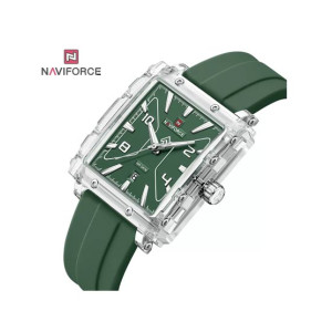 Naviforce Elite Frame Watch For Men Green - (NF-6112-7)