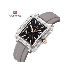 Naviforce Elite Frame Watch For Men Beige - (NF-6112-6)