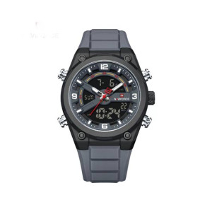 Naviforce Dual Master Watch For Men Grey - (NF-9265-1)