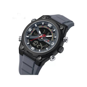 Naviforce Dual Master Watch For Men Grey - (NF-9265-1)