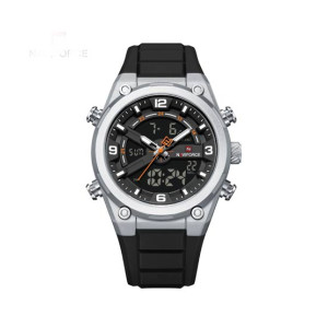 Naviforce Dual Master Watch For Men Black - (NF-9265-5)