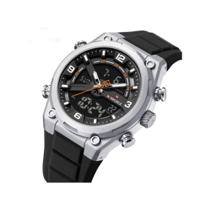 Naviforce Dual Master Watch For Men Black - (NF-9265-5)