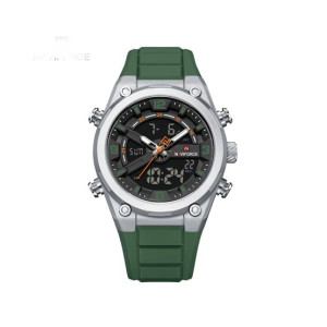 Naviforce Dual Master Watch For Men Green - (NF-9265-6)