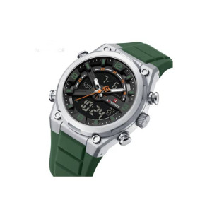 Naviforce Dual Master Watch For Men Green - (NF-9265-6)