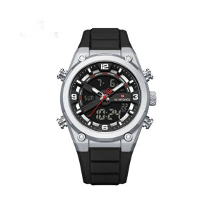 Naviforce Dual Master Watch For Men Black - (NF-9265-7)