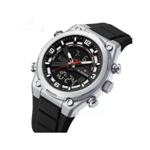 Naviforce Dual Master Watch For Men Black - (NF-9265-7)