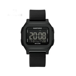 Naviforce Aura Digital Watch For Men Black - (NF-7137-1)
