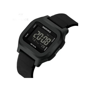 Naviforce Aura Digital Watch For Men Black - (NF-7137-1)