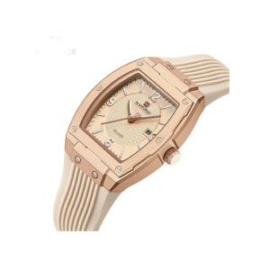 Naviforce Modern Grace Watch For Women Beige - (NF-5070-8)