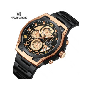 Naviforce ChronoXtreme Watch For Men's Black - (NF-8051-11)