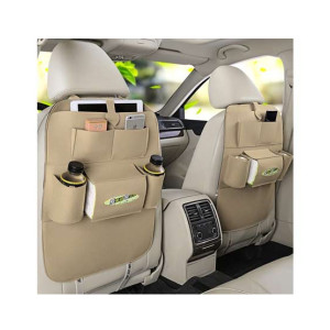Godzilla Car Back Seat Storage Bag Protectors Beige