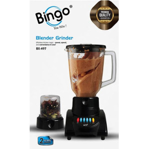 Bingo 2 in 1 Blender Black (BX-497)