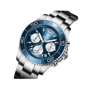 Benyar Chronograph Exclusive Edition Men's Watch Silver (BY-1293)