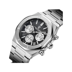 Benyar Pagani Design Chronograph Men's Watch Silver (PD-1707-2)