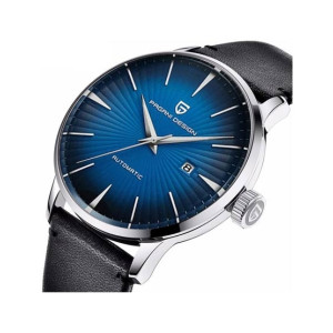 Benyar Pagani Design Automatic Men's Leather Watch Black (PD-2770-4)