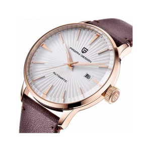 Benyar Pagani Design Automatic Men's Leather Watch Brown (PD-2770-2)