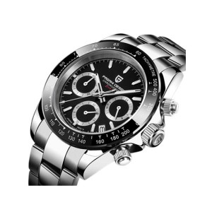 Benyar Pagani Design Stainless Steel Men's Watch Silver (PD-1644-12)