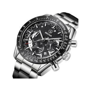 Benyar Chronograph Stainless Steel Men's Watch Silver (BY-5120-4)