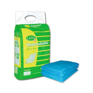 Mtek Hygiene 60-90mm (45-46g) Lego Dignity Sheets Pack Of 10