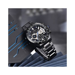 Benyar Classic Chronograph Watch For Men Black (BY-5201-2)