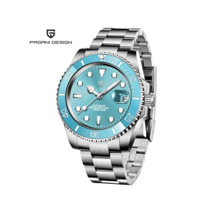 Pagani Design Automatic Submariner Watch For Men Silver (PD-1661-10)