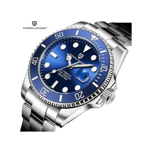 Pagani Design Automatic Submariner Watch For Men Silver (PD-1661-9)