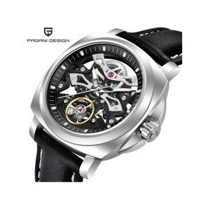 Pagani Design Infinity Gear Tourbillon Watch For Men Black (PD-YS017-1)