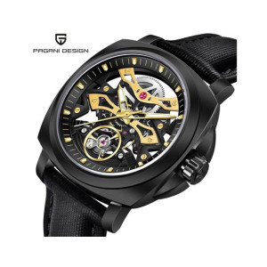 Pagani Design Infinity Gear Tourbillon Watch For Men Black (PD-YS017-2)