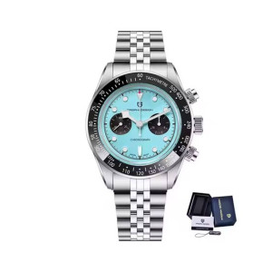 Pagani Design VK34 Japanese Chronograph Watch For Men Silver (PD-1813-2)